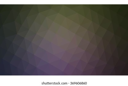 Multicolor dark pink, green polygonal illustration, which consist of triangles. Geometric background in Origami style with gradient. Triangular design for your business.