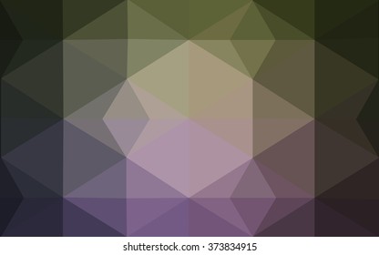Multicolor dark pink, green polygonal illustration, which consist of triangles. Geometric background in Origami style with gradient. Triangular design for your business.