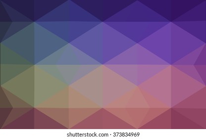 Multicolor dark pink, green polygonal illustration, which consist of triangles. Geometric background in Origami style with gradient. Triangular design for your business.