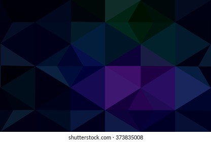 Multicolor dark pink, green polygonal illustration, which consist of triangles. Geometric background in Origami style with gradient. Triangular design for your business.