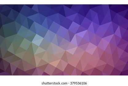 Multicolor dark pink, green polygonal illustration, which consist of triangles. Geometric background in Origami style with gradient. Triangular design for your business.