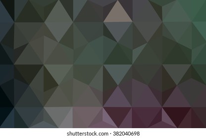 Multicolor dark pink, green polygonal illustration, which consist of triangles. Geometric background in Origami style with gradient. Triangular design for your business.