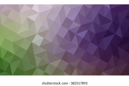 Multicolor dark pink, green polygonal illustration, which consist of triangles. Geometric background in Origami style with gradient. Triangular design for your business.
