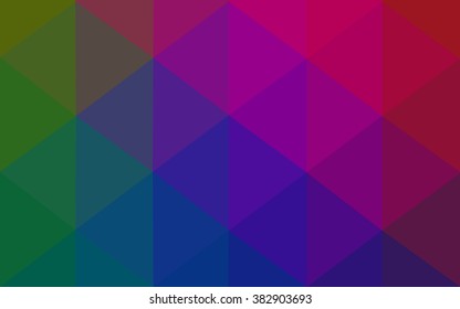 Multicolor dark pink, green polygonal illustration, which consist of triangles. Geometric background in Origami style with gradient. Triangular design for your business.