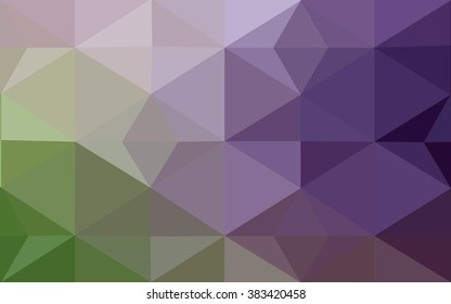 Multicolor dark pink, green polygonal illustration, which consist of triangles. Geometric background in Origami style with gradient. Triangular design for your business.