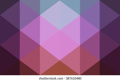 Multicolor dark pink, green polygonal illustration, which consist of triangles. Geometric background in Origami style with gradient. Triangular design for your business.