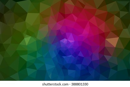 Multicolor dark pink, green polygonal illustration, which consist of triangles. Geometric background in Origami style with gradient. Triangular design for your business. Multicolor dark pink, green polygonal illustration, which consist of triangles. Geometric background in Origami style with gradient. Triangular design for your business.