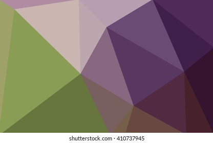 Multicolor dark pink, green polygonal illustration, which consist of triangles. Geometric background in Origami style with gradient. Triangular design for your business.