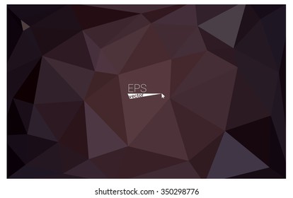 Multicolor dark pink, red, orange geometric rumpled triangular low poly origami style gradient illustration graphic background. Vector polygonal design for your business.