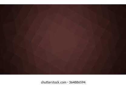 Multicolor dark pink, red, orange polygonal illustration, which consist of triangles. Geometric background in Origami style with gradient. Triangular design for your business in vector.