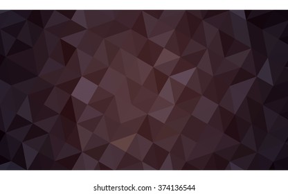 Multicolor dark pink, red, orange polygonal illustration, which consist of triangles. Geometric background in Origami style with gradient. Triangular design for your business.