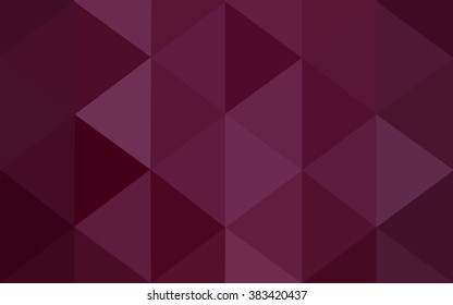 Multicolor dark pink, red, orange polygonal illustration, which consist of triangles. Geometric background in Origami style with gradient. Triangular design for your business.