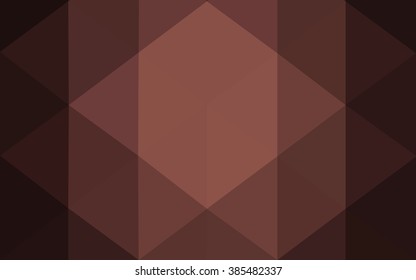 Multicolor dark pink, red, orange polygonal illustration, which consist of triangles. Geometric background in Origami style with gradient. Triangular design for your business.