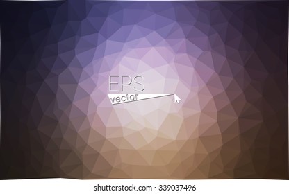 Multicolor dark pink, yellow geometric rumpled triangular low poly origami style gradient illustration graphic background. Vector polygonal design for your business.