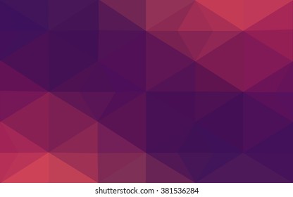 Multicolor dark pink, yellow polygonal illustration, which consist of triangles. Geometric background in Origami style with gradient. Triangular design for your business.