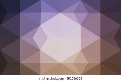Multicolor dark pink, yellow polygonal illustration, which consist of triangles. Geometric background in Origami style with gradient. Triangular design for your business.