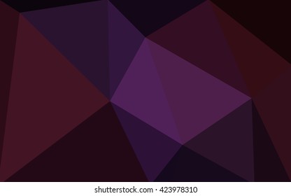 Multicolor dark pink, yellow polygonal illustration, which consist of triangles. Geometric background in Origami style with gradient. Triangular design for your business.