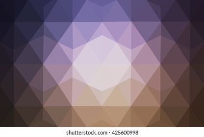 Multicolor dark pink, yellow polygonal illustration, which consist of triangles. Geometric background in Origami style with gradient. Triangular design for your business.