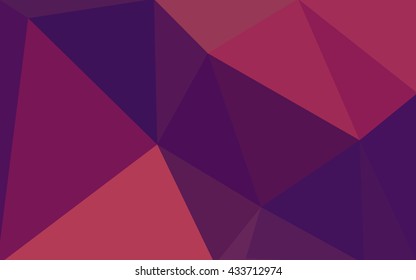 Multicolor dark pink, yellow polygonal illustration, which consist of triangles. Geometric background in Origami style with gradient. Triangular design for your business.
