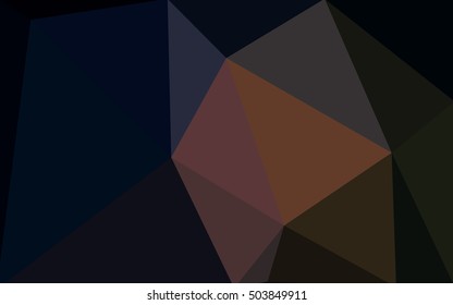 Multicolor dark pink, yellow polygonal illustration, which consist of triangles. Geometric background in Origami style with gradient. Triangular design for your business.