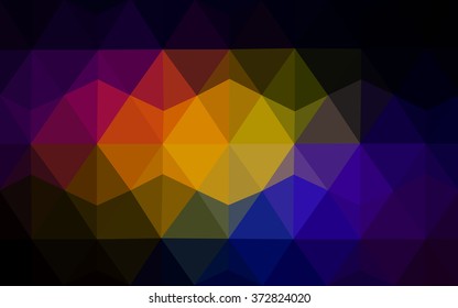 Multicolor dark polygonal illustration, which consist of triangles. Geometric background in Origami style with gradient. Triangular design for your business. Rainbow, spectrum image. Multicolor dark polygonal illustration, which consist of triangles. Geometric background in Origami style with gradient. Triangular design for your business. Rainbow, spectrum image.