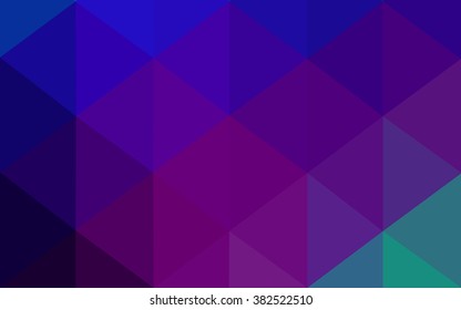 Multicolor dark polygonal illustration, which consist of triangles. Geometric background in Origami style with gradient. Triangular design for your business. Rainbow, spectrum image.