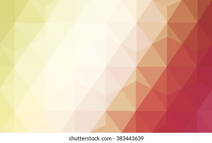 Multicolor dark polygonal illustration, which consist of triangles. Geometric background in Origami style with gradient. Triangular design for your business. Rainbow, spectrum image.