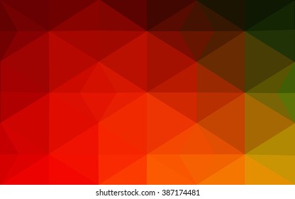 Multicolor dark polygonal illustration, which consist of triangles. Geometric background in Origami style with gradient. Triangular design for your business. 