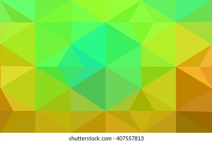 Multicolor dark polygonal illustration, which consist of triangles. Geometric background in Origami style with gradient. Triangular design for your business. Rainbow, spectrum image.