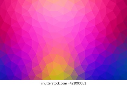 Multicolor dark polygonal illustration, which consist of triangles. Geometric background in Origami style with gradient. Triangular design for your business. Rainbow, spectrum image. Multicolor dark polygonal illustration, which consist of triangles. Geometric background in Origami style with gradient. Triangular design for your business. Rainbow, spectrum image.