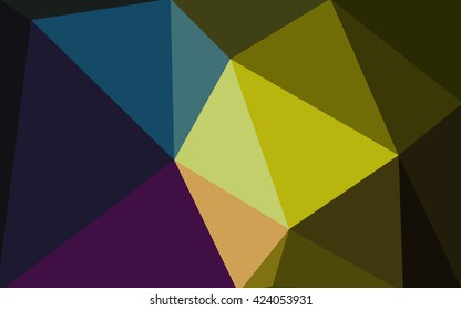 Multicolor dark polygonal illustration, which consist of triangles. Geometric background in Origami style with gradient. Triangular design for your business. Rainbow, spectrum image. Multicolor dark polygonal illustration, which consist of triangles. Geometric background in Origami style with gradient. Triangular design for your business. Rainbow, spectrum image.