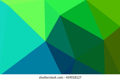 Multicolor dark polygonal illustration, which consist of triangles. Geometric background in Origami style with gradient. Triangular design for your business. Rainbow, spectrum image.