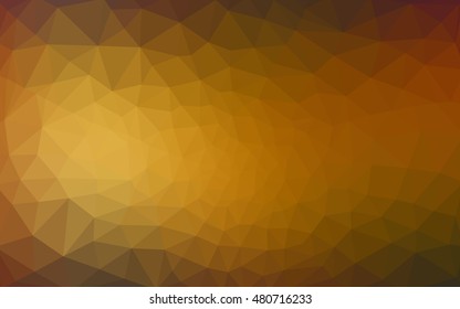 Multicolor dark polygonal illustration, which consist of triangles. Geometric background in Origami style with gradient. Triangular design for your business. Rainbow, spectrum image.