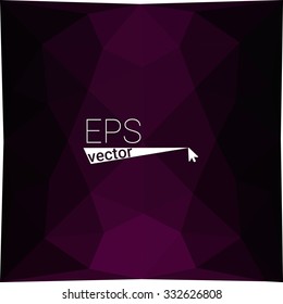 multicolor dark purple geometric rumpled triangular low poly style gradient illustration graphic background. Vector polygonal design for your business.
