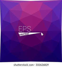 multicolor dark purple geometric rumpled triangular low poly style gradient illustration graphic background. Vector polygonal design for your business.