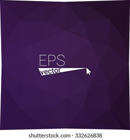 multicolor dark purple geometric rumpled triangular low poly style gradient illustration graphic background. Vector polygonal design for your business.