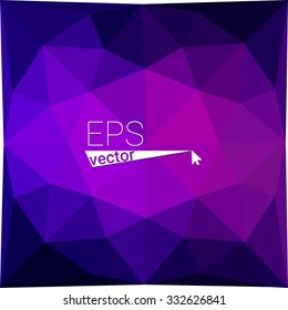 multicolor dark purple geometric rumpled triangular low poly style gradient illustration graphic background. Vector polygonal design for your business.