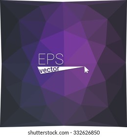 multicolor dark purple geometric rumpled triangular low poly style gradient illustration graphic background. Vector polygonal design for your business.