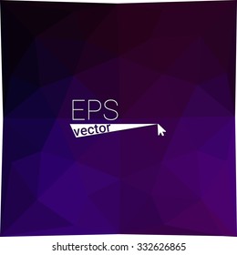 multicolor dark purple geometric rumpled triangular low poly style gradient illustration graphic background. Vector polygonal design for your business.