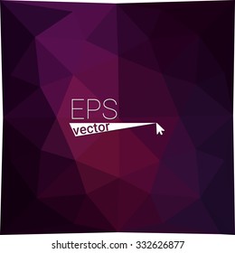multicolor dark purple geometric rumpled triangular low poly style gradient illustration graphic background. Vector polygonal design for your business.