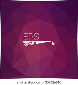 multicolor dark purple geometric rumpled triangular low poly style gradient illustration graphic background. Vector polygonal design for your business.