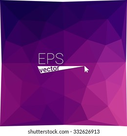multicolor dark purple geometric rumpled triangular low poly style gradient illustration graphic background. Vector polygonal design for your business.