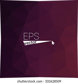multicolor dark purple geometric rumpled triangular low poly style gradient illustration graphic background. Vector polygonal design for your business