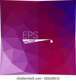 multicolor dark purple geometric rumpled triangular low poly style gradient illustration graphic background. Vector polygonal design for your business