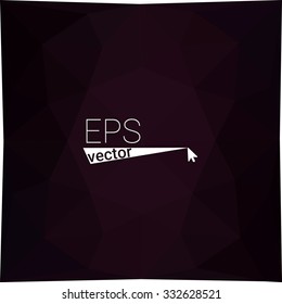 multicolor dark purple geometric rumpled triangular low poly style gradient illustration graphic background. Vector polygonal design for your business