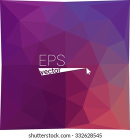multicolor dark purple geometric rumpled triangular low poly style gradient illustration graphic background. Vector polygonal design for your business