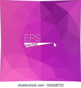 multicolor dark purple geometric rumpled triangular low poly style gradient illustration graphic background. Vector polygonal design for your business