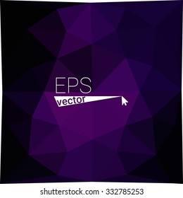 multicolor dark purple geometric rumpled triangular low poly style gradient illustration graphic background. Vector polygonal design for your business.
