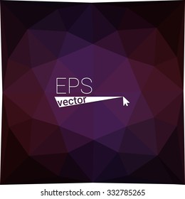 multicolor dark purple geometric rumpled triangular low poly style gradient illustration graphic background. Vector polygonal design for your business.