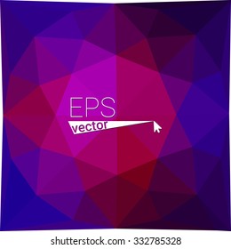 multicolor dark purple geometric rumpled triangular low poly style gradient illustration graphic background. Vector polygonal design for your business.